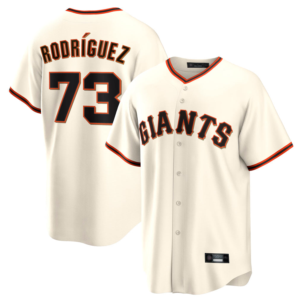CBdoa SF.Giants #73 Randy Rodriguez Player Cream Home Game Stitched Jerseys
