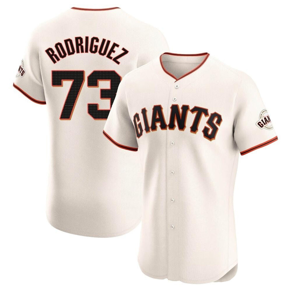CBdoa SF.Giants #73 Randy Rodriguez Player Cream Home Limited Elite Stitched Jerseys