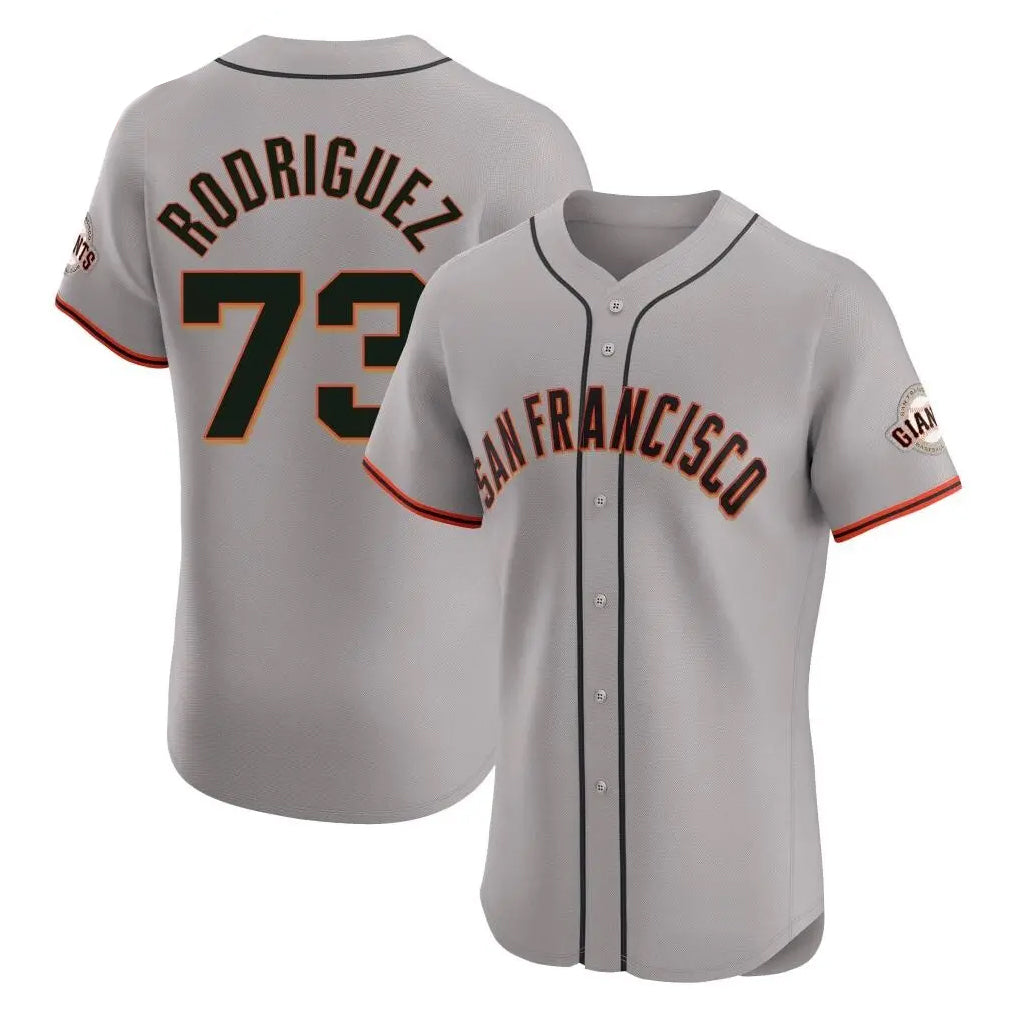 CBdoa SF.Giants #73 Randy Rodriguez Player Gray Home Limited Elite Stitched Jerseys