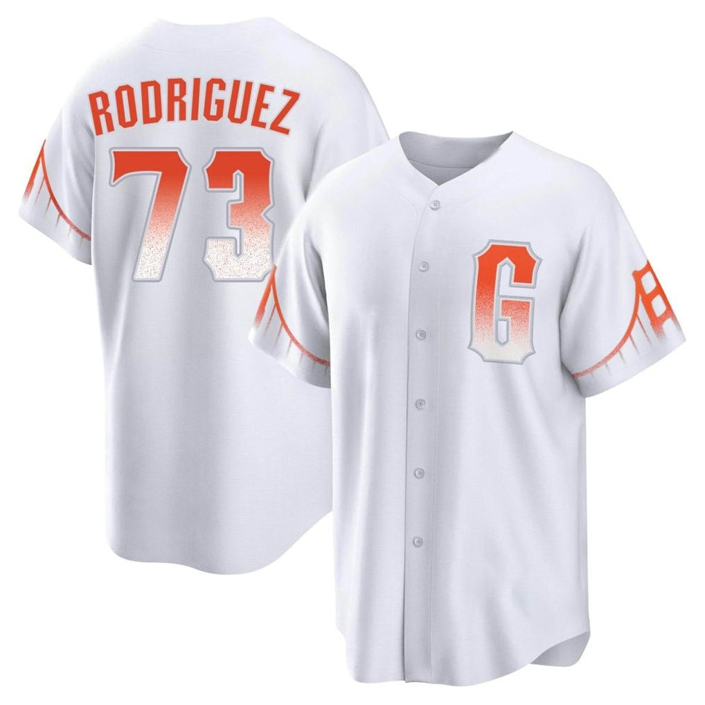 CBdoa SF.Giants #73 Randy Rodriguez Player White City Connect Home Game Stitched Jerseys