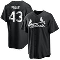 CBdoa St. Louis Cardinals #43 Pedro Pages Player Black City Connect Home Limited Stitched Jerseys