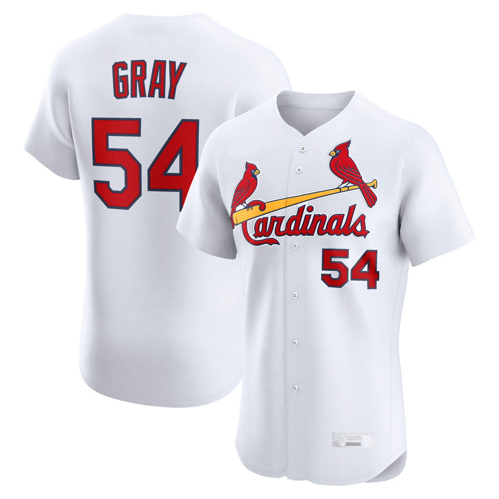 CBdoa St. Louis Cardinals #54 Sonny Gray Player White Home Limited Elite Stitched Jerseys