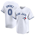 CBdoa T.Blue Jays #0 Andres Gimenez Player White Home Limited Stitched Jerseys