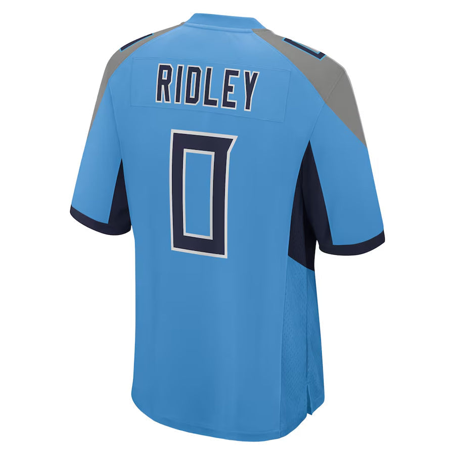 CBdoa T.Titans #0 Calvin Ridley Player Light Blue Home Game Stitched Jerseys