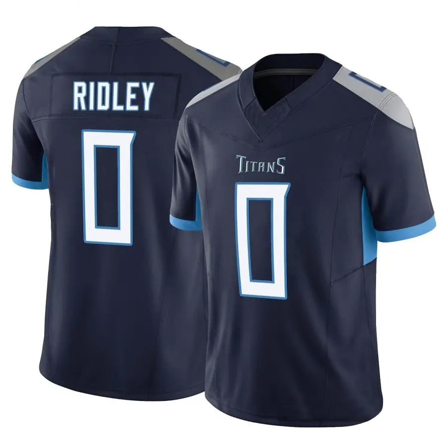 CBdoa T.Titans #0 Calvin Ridley Player Navy Vapor F.U.S.E. Limited Stitched Jerseys
