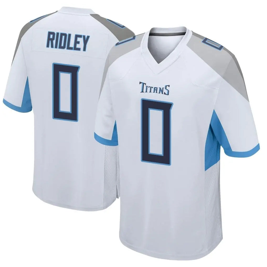 CBdoa T.Titans #0 Calvin Ridley Player White Home Game Stitched Jerseys