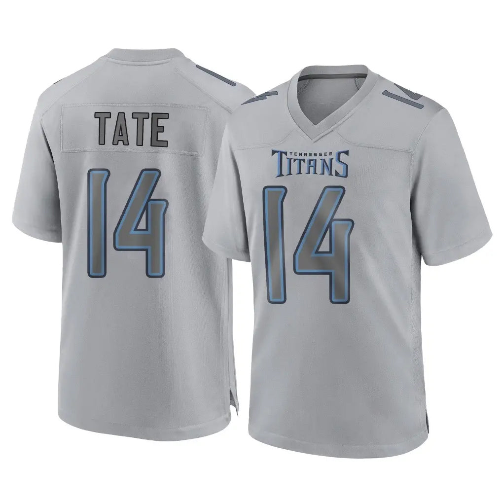 CBdoa T.Titans #14 Carnell Tate Player Gray Atmosphere Fashion Home Game Stitched Jerseys