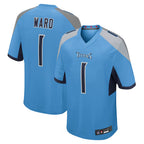 CBdoa T.Titans #1 Cameron Ward Player Light Blue Game Stitched Jerseys