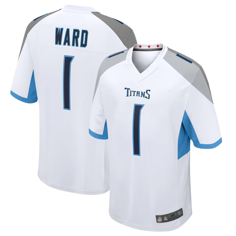 CBdoa T.Titans #1 Cameron Ward Player White Game Stitched Jerseys