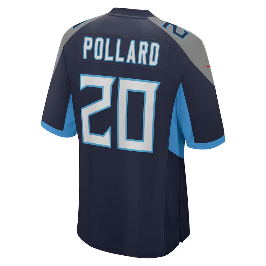 CBdoa T.Titans #20 Tony Pollard Player Navy Home Game Stitched Jerseys