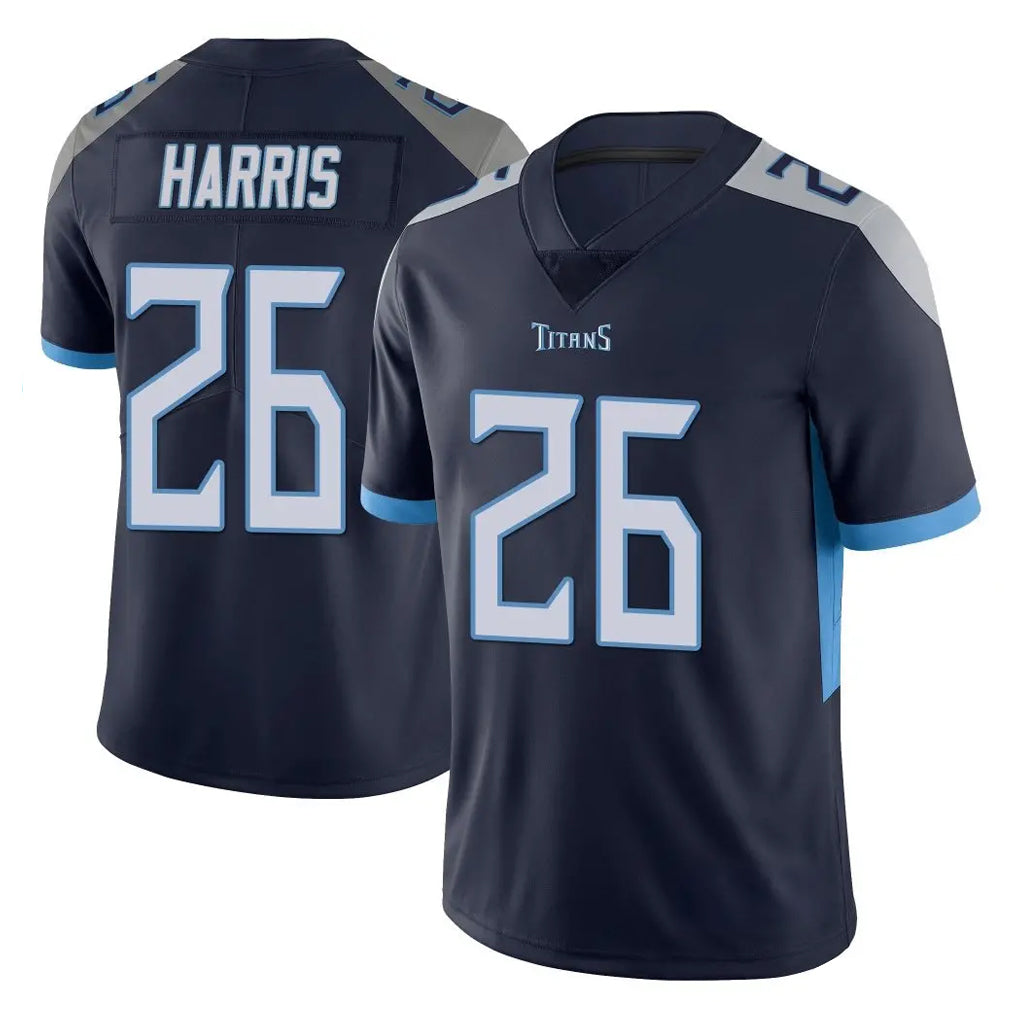 CBdoa T.Titans #26 Marcus Harris Player Navy Limited Vapor Untouchable Home Game Stitched Jerseys