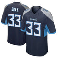 CBdoa T.Titans #33 Cedric Gray Player Navy Home Game Stitched Jerseys