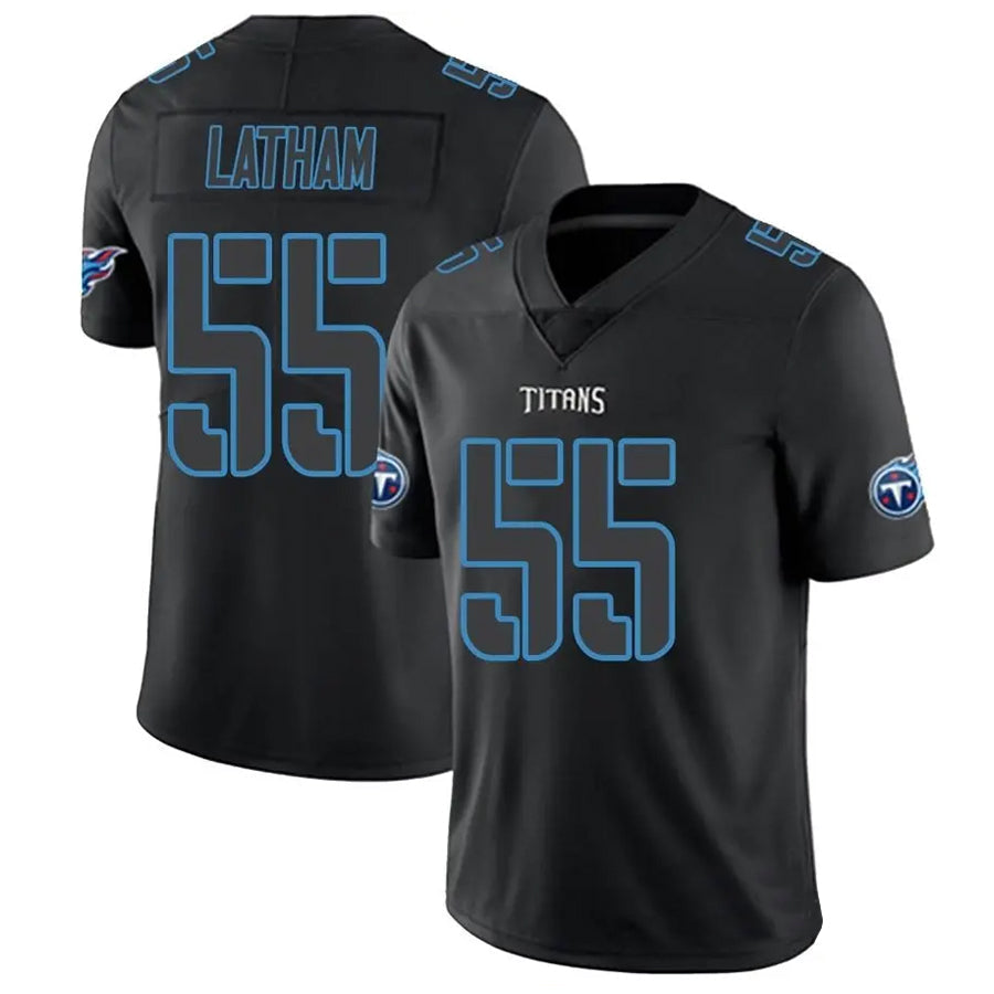 CBdoa T.Titans #55 JC Latham Player Black Fashion Elite Limited Stitched Jerseys