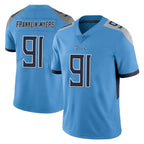 CBdoa T.Titans #91 John Franklin-Myers Player Light Blue Limited Vapor Untouchable Home Game Stitched Jerseys