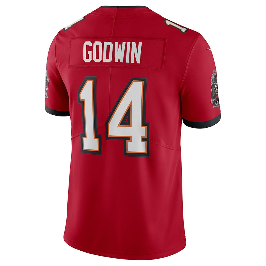 CBdoa TB.Buccaneers #14 Chris Godwin Jr. Player Red Vapor Limited Stitched Jerseys