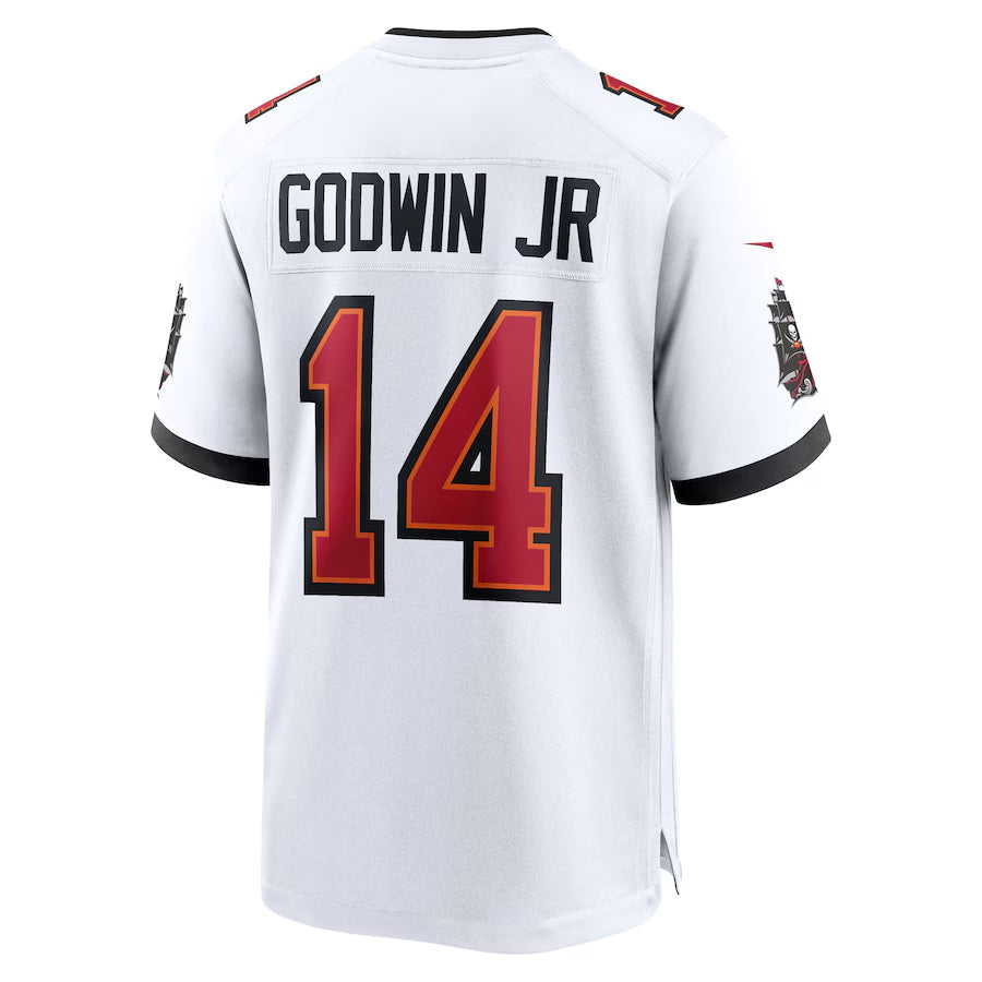 CBdoa TB.Buccaneers #14 Chris Godwin Jr. Player White Game Home Stitched Jerseys