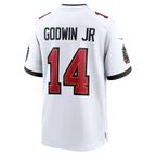 CBdoa TB.Buccaneers #14 Chris Godwin Jr. Player White Game Home Stitched Jerseys