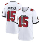 CBdoa TB.Buccaneers #15 Tez Johnson Player White Home Game Stitched Jerseys