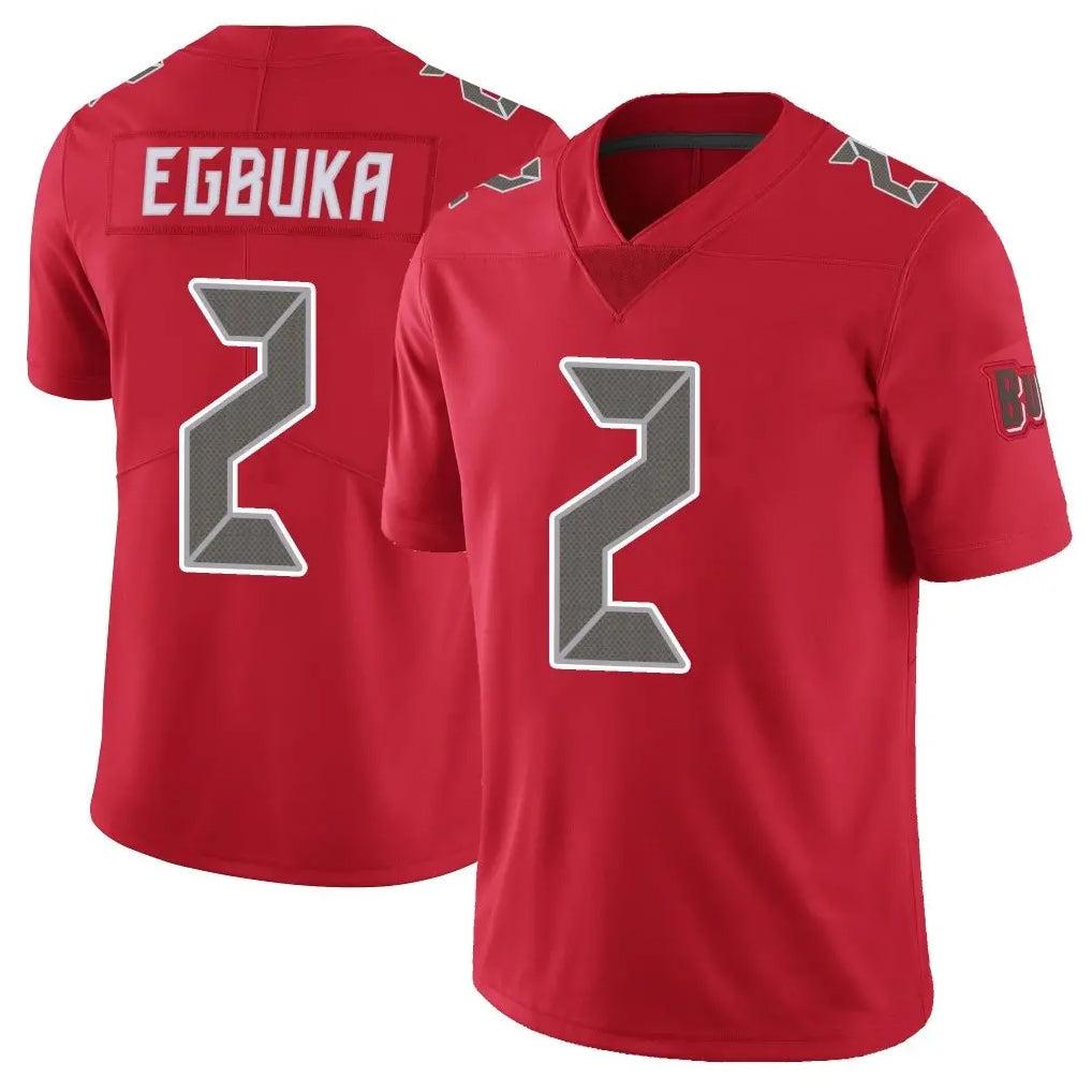 CBdoa TB.Buccaneers #2 Emeka Egbuka Player Red Vapor Limited Stitched Jerseys