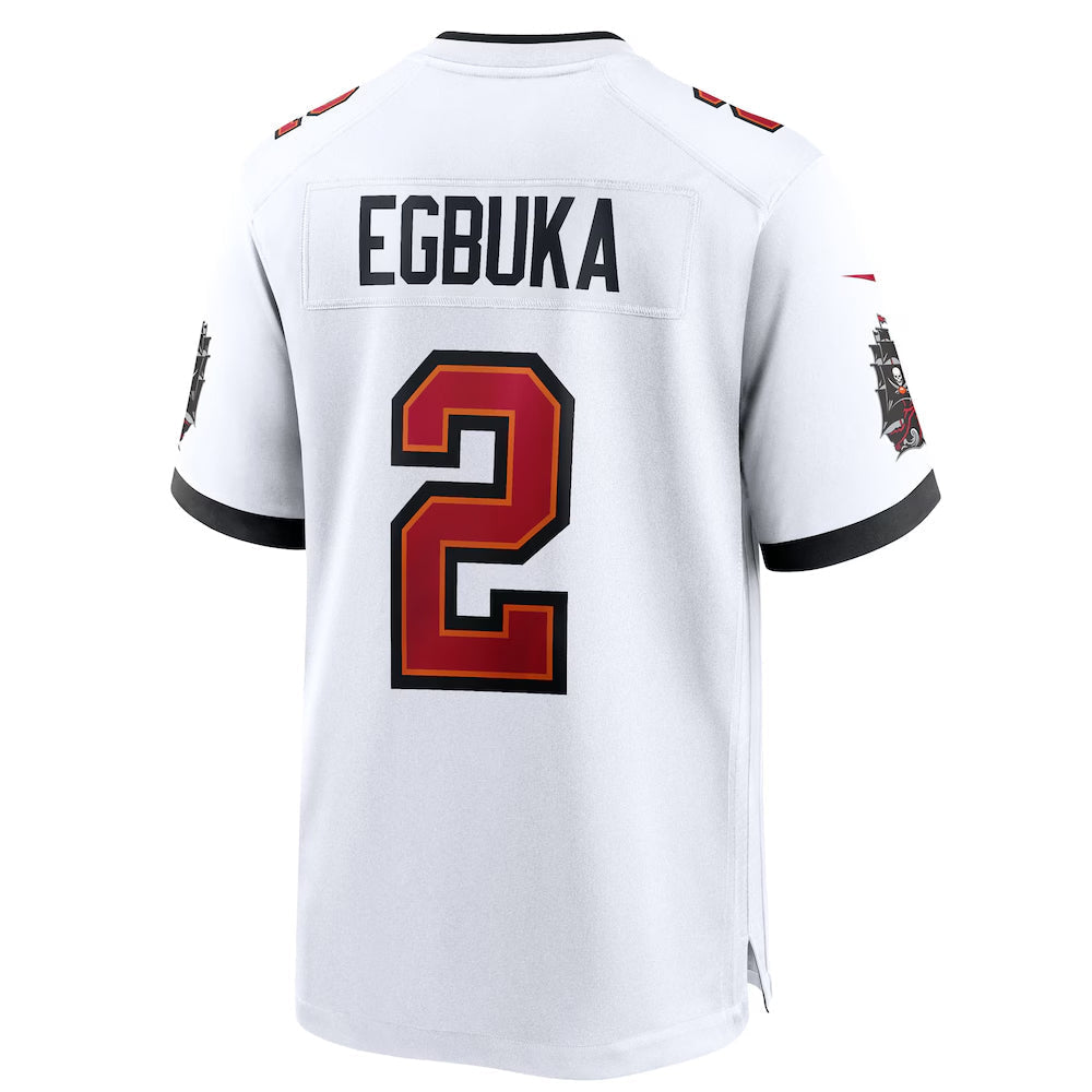 CBdoa TB.Buccaneers #2 Emeka Egbuka Player White Home Game Stitched Jerseys