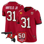 CBdoa TB.Buccaneers #31 Antoine Winfield Jr. Player Red Limited 2026 Season Vapor F.U.S.E. Home Game Stitched Jerseys