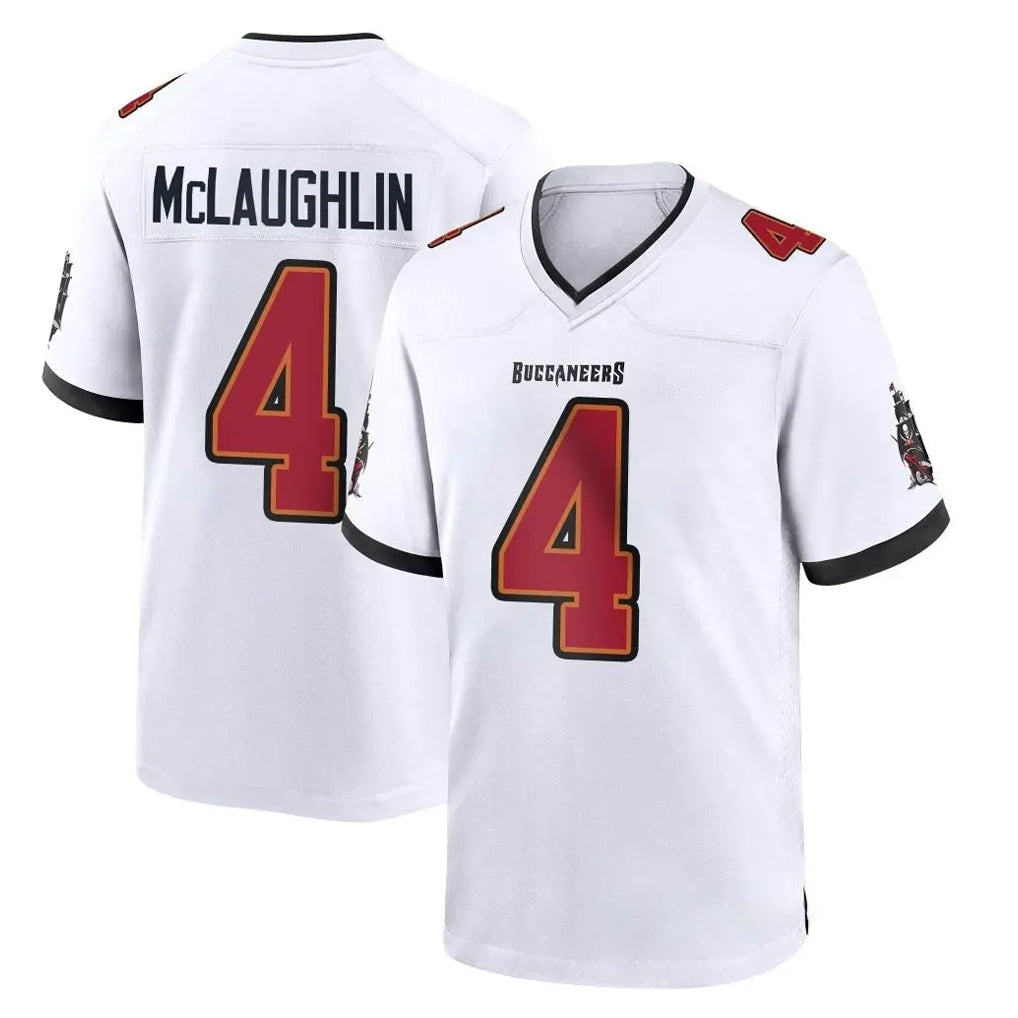CBdoa TB.Buccaneers #4 Chase McLaughlin Player White Home Game Stitched Jerseys