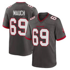 CBdoa TB.Buccaneers #69 Cody Mauch Player Pewter Alternate Home Game Stitched Jerseys