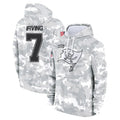 CBdoa TB.Buccaneers #7 Bucky Irving Player Arctic Camo Salute to Service Hoodies Stitched Jerseys