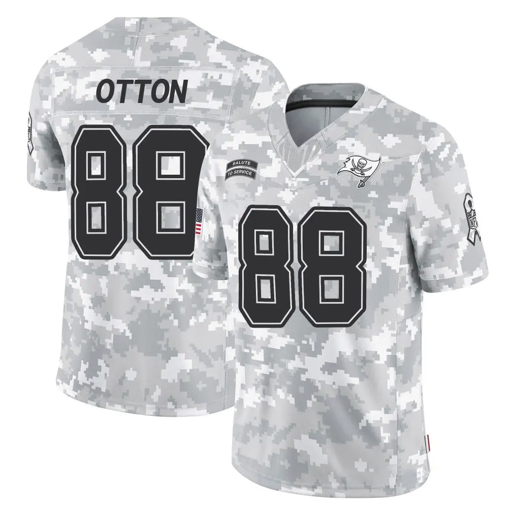 CBdoa TB.Buccaneers #88 Cade Otton Player Arctic Camo Limited Salute To Service Home Game Stitched Jerseys