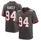 CBdoa TB.Buccaneers #94 Calijah Kancey Player Pewter Alternate Home Game Stitched Jerseys