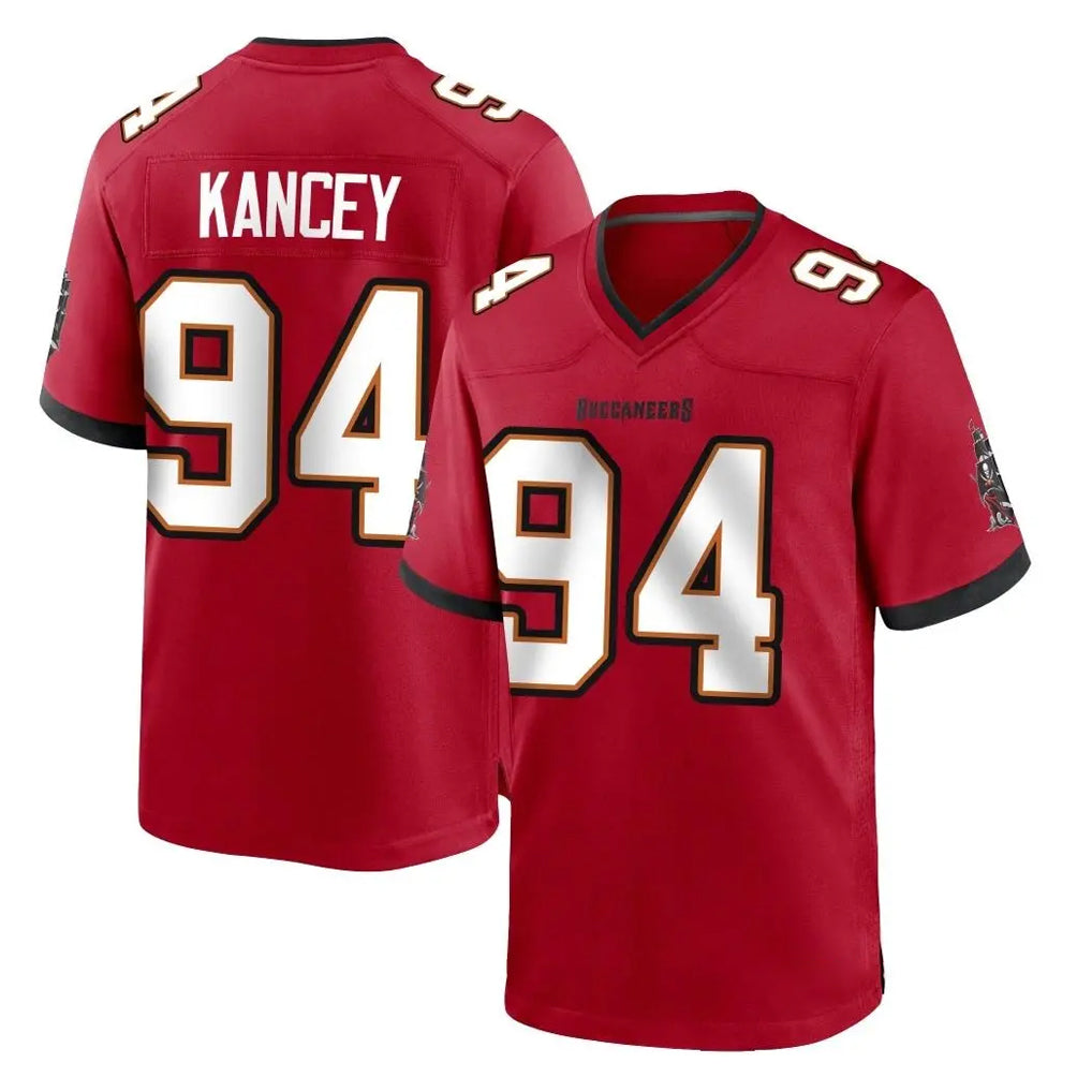 CBdoa TB.Buccaneers #94 Calijah Kancey Player Red Home Game Stitched Jerseys