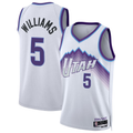 CBdoa U.Jazz #5 Cody Williams White Swingman Jerseys - Association Edition