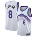 CBdoa U.Jazz #8 Isaiah Collier White Swingman Jerseys - Association Edition