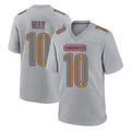 CBdoa W.Commanders #10 Tress Way Player Gray Atmosphere Fashion Home Game Stitched Jerseys