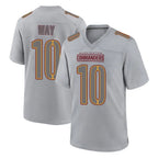 CBdoa W.Commanders #10 Tress Way Player Gray Atmosphere Fashion Home Game Stitched Jerseys