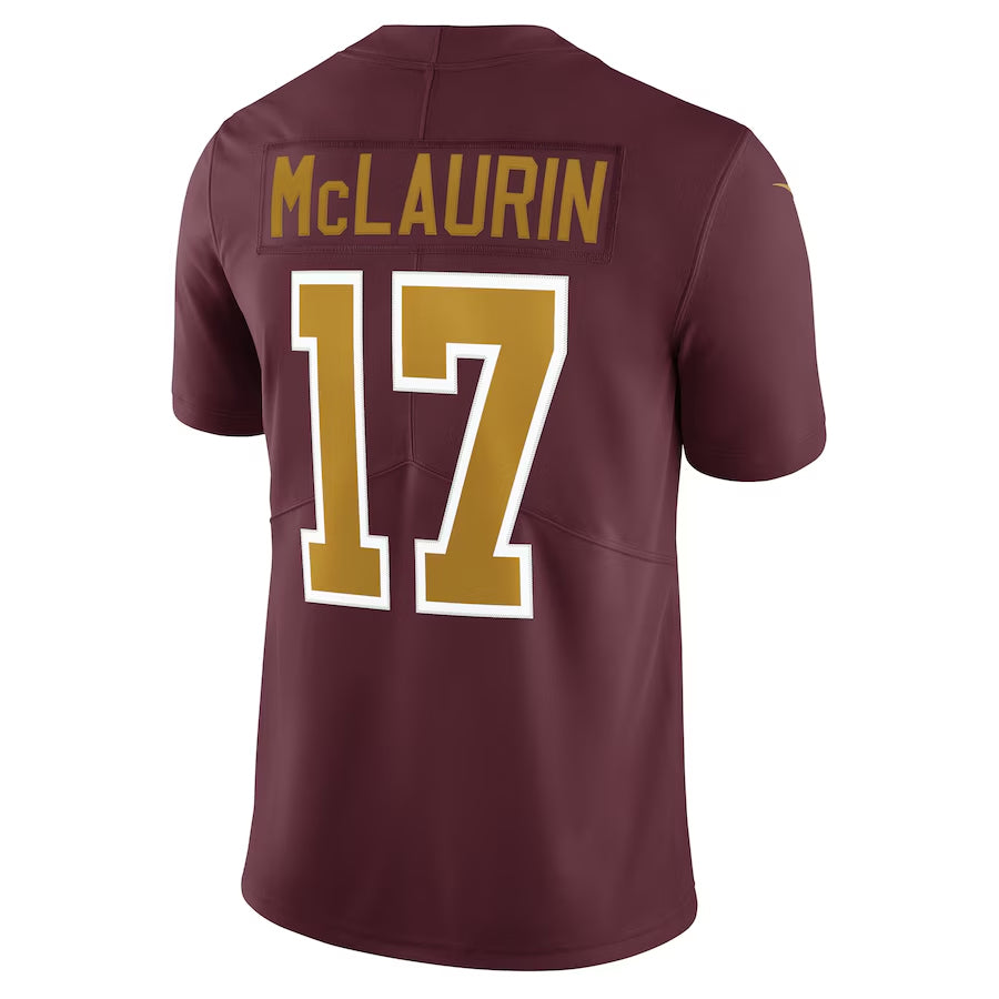 CBdoa W.Commanders #17 Terry McLaurin Player Burgundy Alternate Vapor Limited Stitched Jerseys