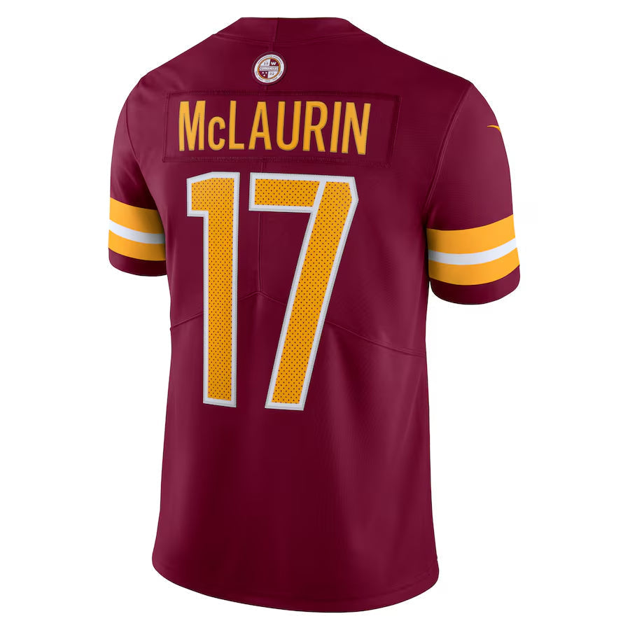 CBdoa W.Commanders #17 Terry McLaurin Player Burgundy Vapor Limited Stitched Jerseys