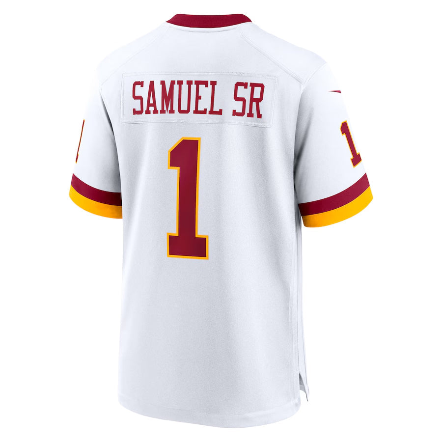 CBdoa W.Commanders #1 Deebo Samuel Sr Player White Game Stitched Jerseys