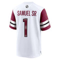 CBdoa W.Commanders #1 Deebo Samuel Sr Player White Home Game Stitched Jerseys