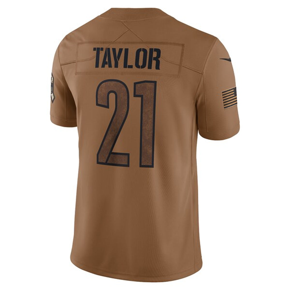 CBdoa W.Commanders #21 Sean Taylor Player Brown Salute To Service Limited Stitched Jerseys