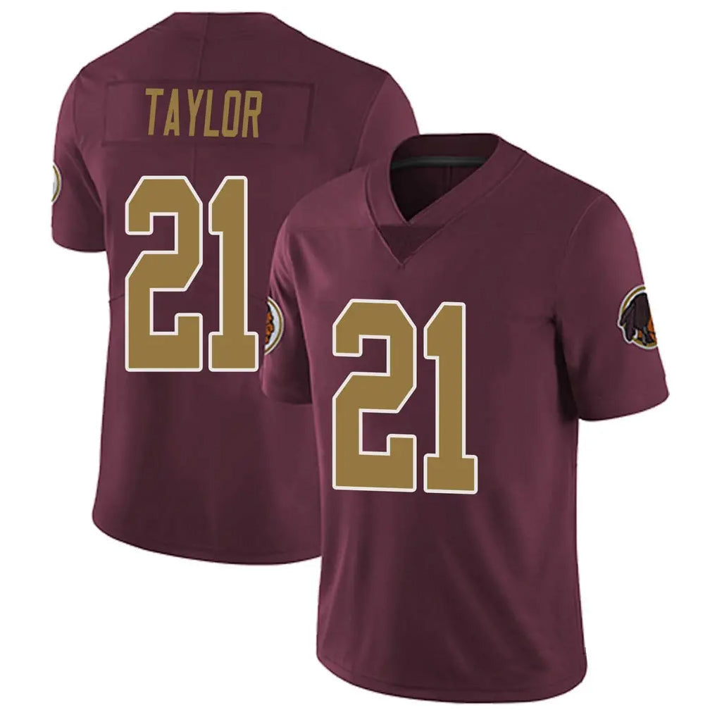CBdoa W.Commanders #21 Sean Taylor Player Burgundy Vapor Untouchable Limited Stitched Jerseys