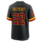 CBdoa W.Commanders #22 Jacory Croskey-Merritt Black Hail Raiser Alternate Game Stitched Jerseys
