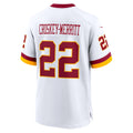 CBdoa W.Commanders #22 Jacory Croskey-Merritt Player White Home Game Stitched Jerseys
