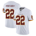 CBdoa W.Commanders #22 Jacory Croskey-Merritt Player White Limited Vapor Untouchable Home Game Stitched Jerseys