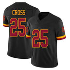 CBdoa W.Commanders #25 Nick Cross Player Black Limited Vapor Home Game Stitched Jerseys