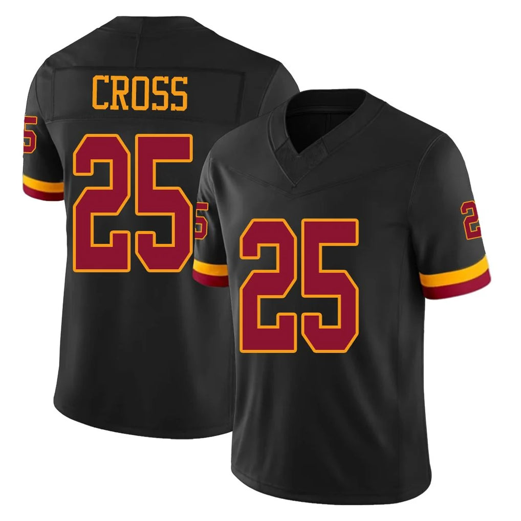 CBdoa W.Commanders #25 Nick Cross Player Black Limited Vapor Home Game Stitched Jerseys