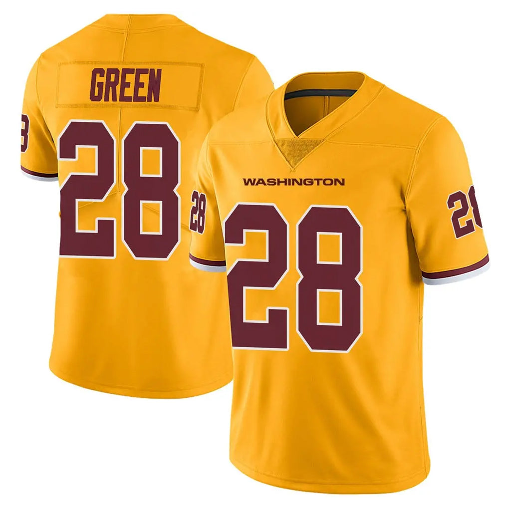 CBdoa W.Commanders #28 Darrell Green Player  Gold Vapor Limited Stitched Jerseys