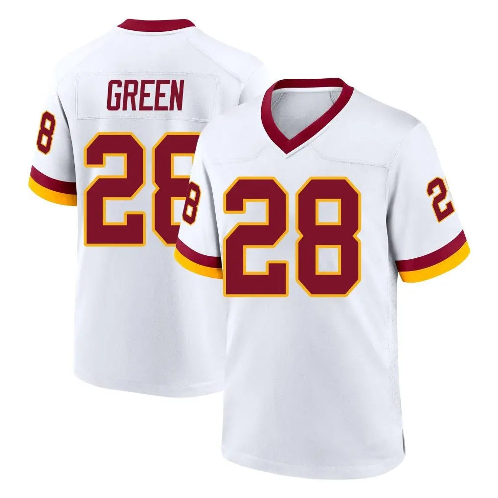 CBdoa W.Commanders #28 Darrell Green Player White Game Stitched Jerseys