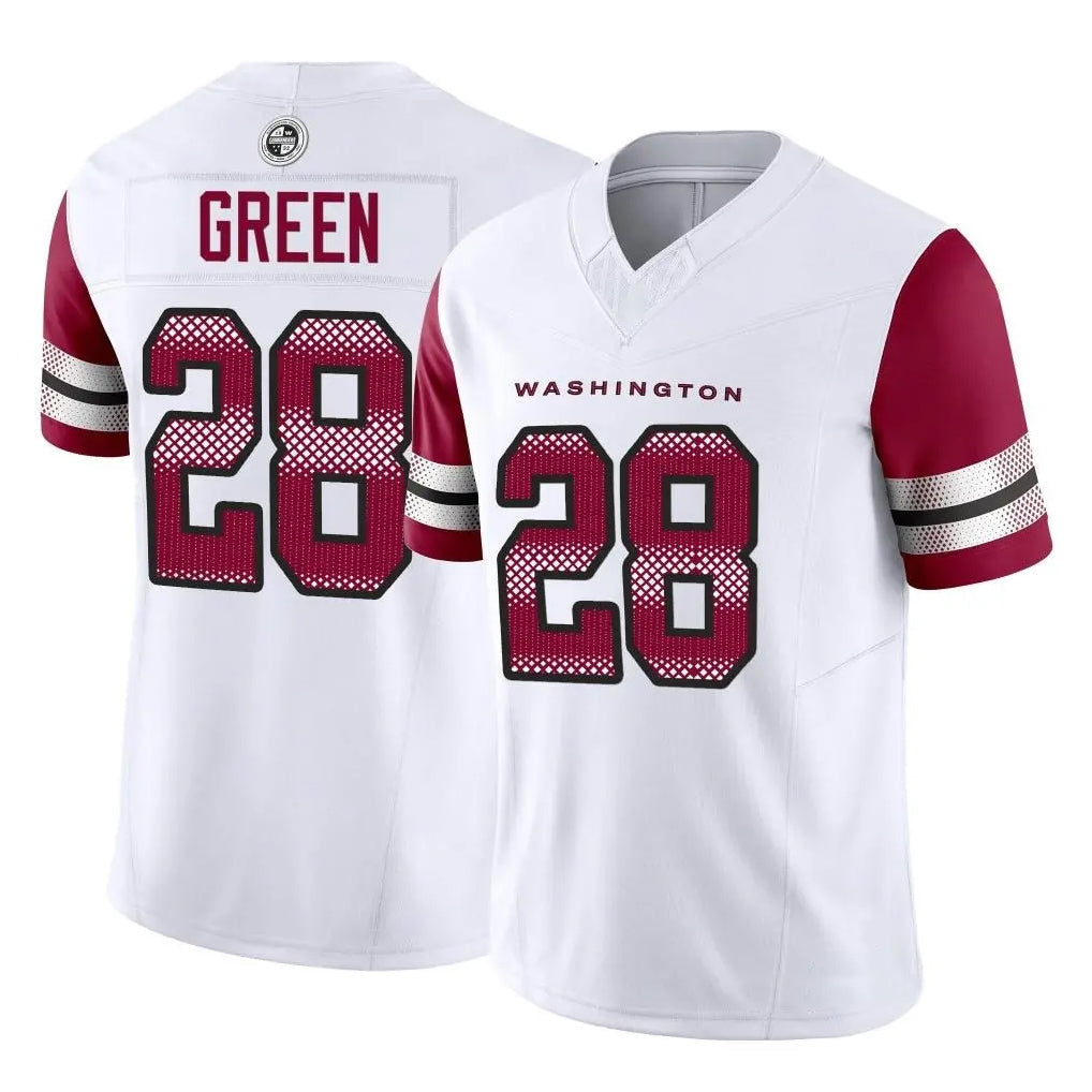 CBdoa W.Commanders #28 Darrell Green Player  White Vapor F.U.S.E. Limited Stitched Jerseys