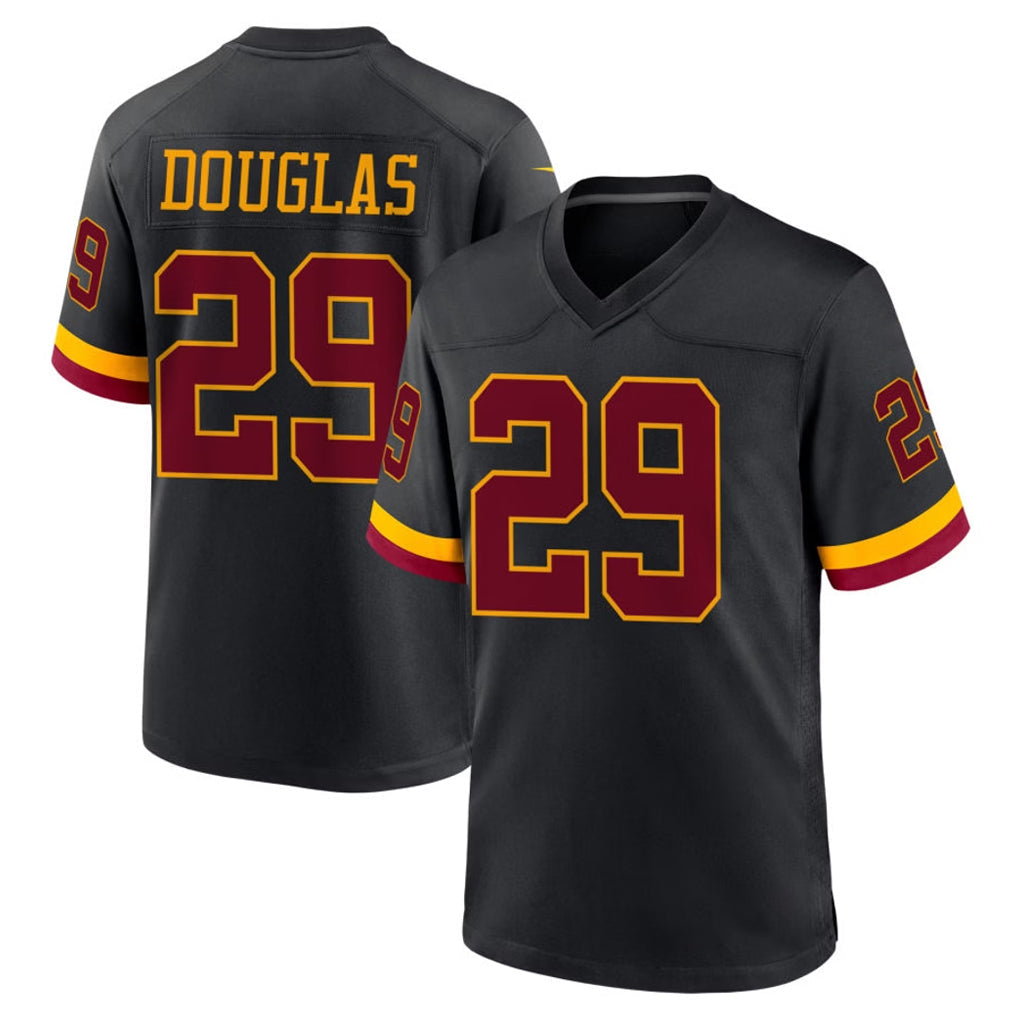 CBdoa W.Commanders #29 Rasul Douglas Player Black Limited Home Game Stitched Jerseys